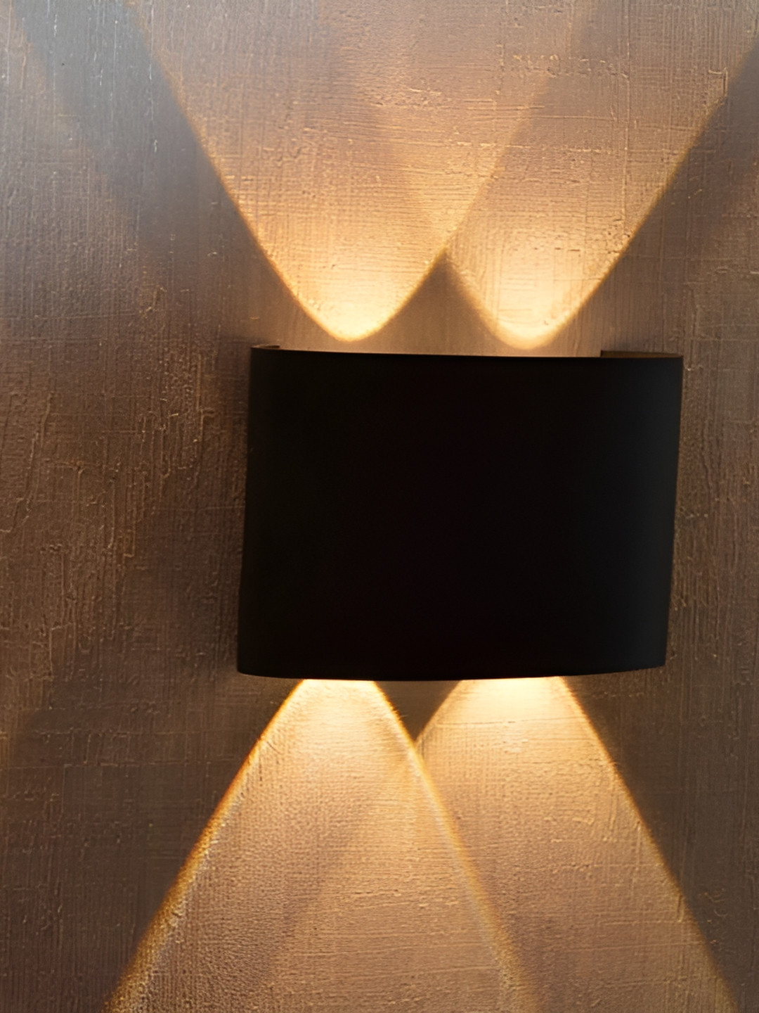 DENICRAAS Black Rectangle Outdoor Lamp