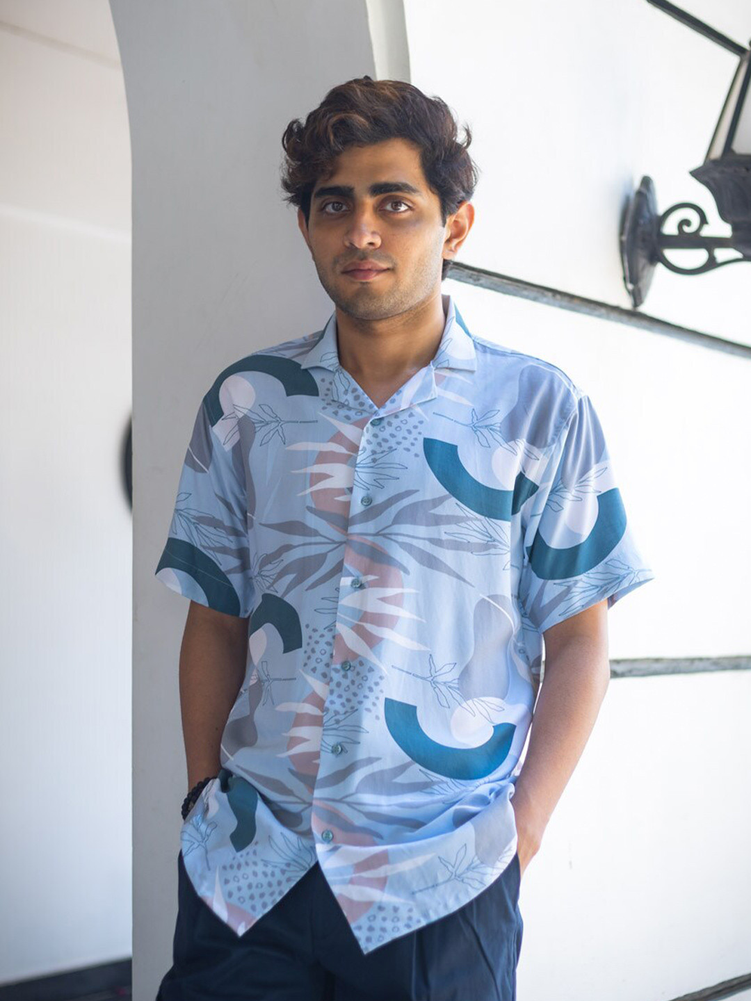 JAVINISHKA Floral Printed Classic Opaque Casual Shirt