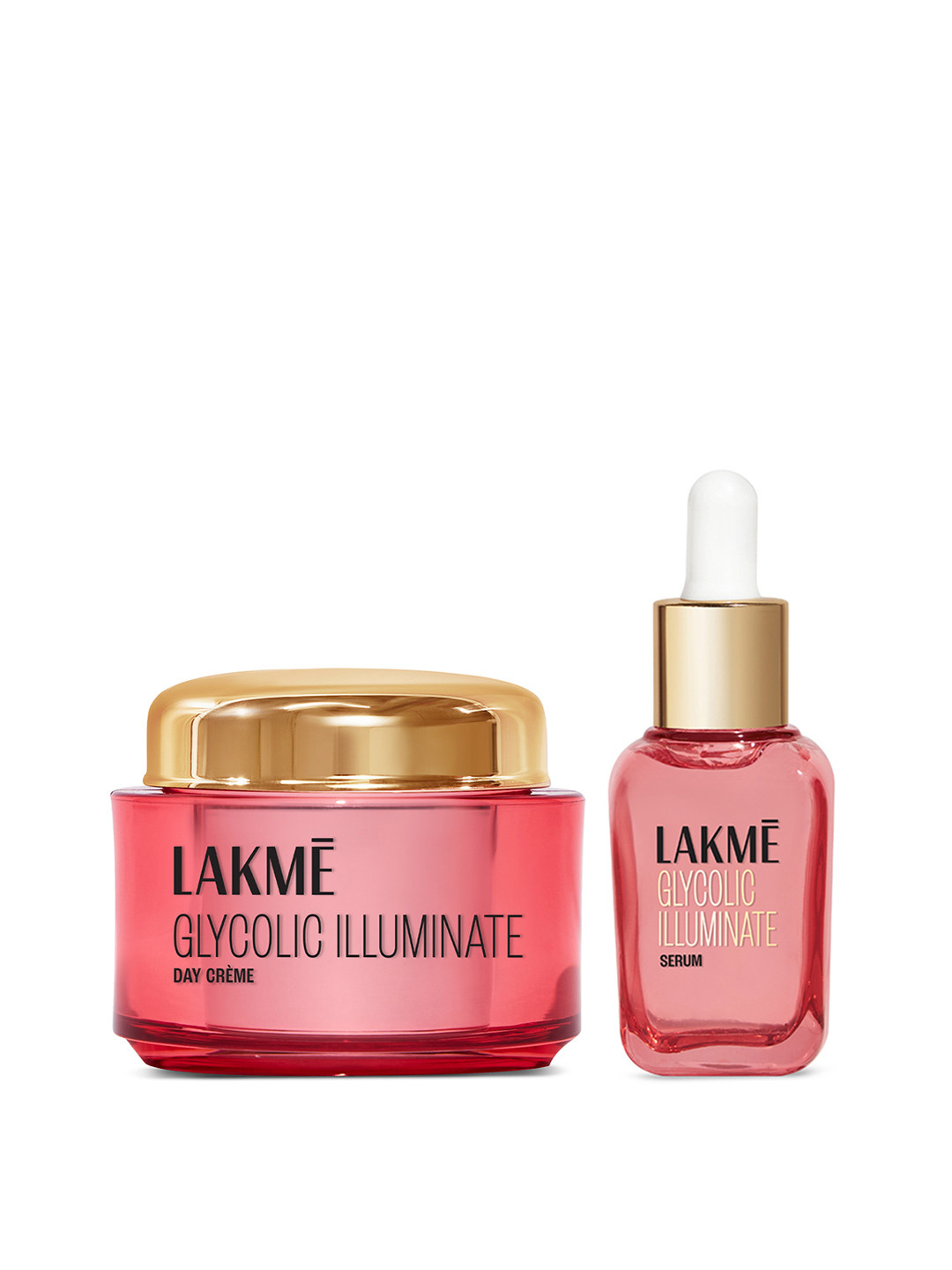 Lakme Glycolic Illuminate Face Serum 30ml & Day Creme With Glycolic Acid 50g