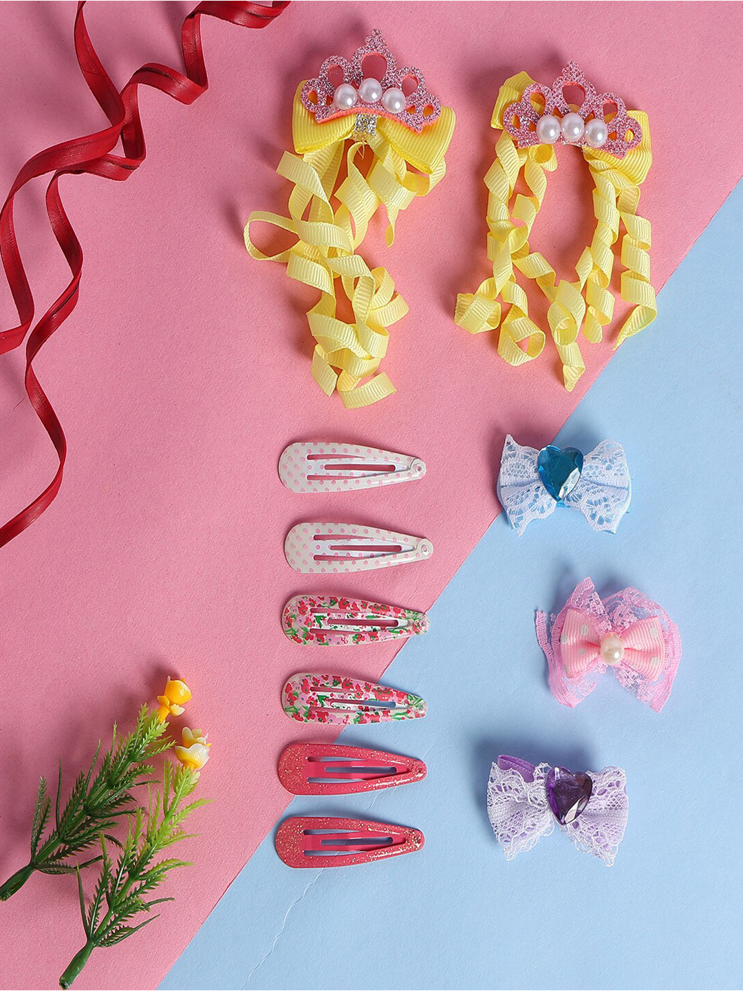 Jewelz Girls Set Of 11 Tic Tac Hair Clip