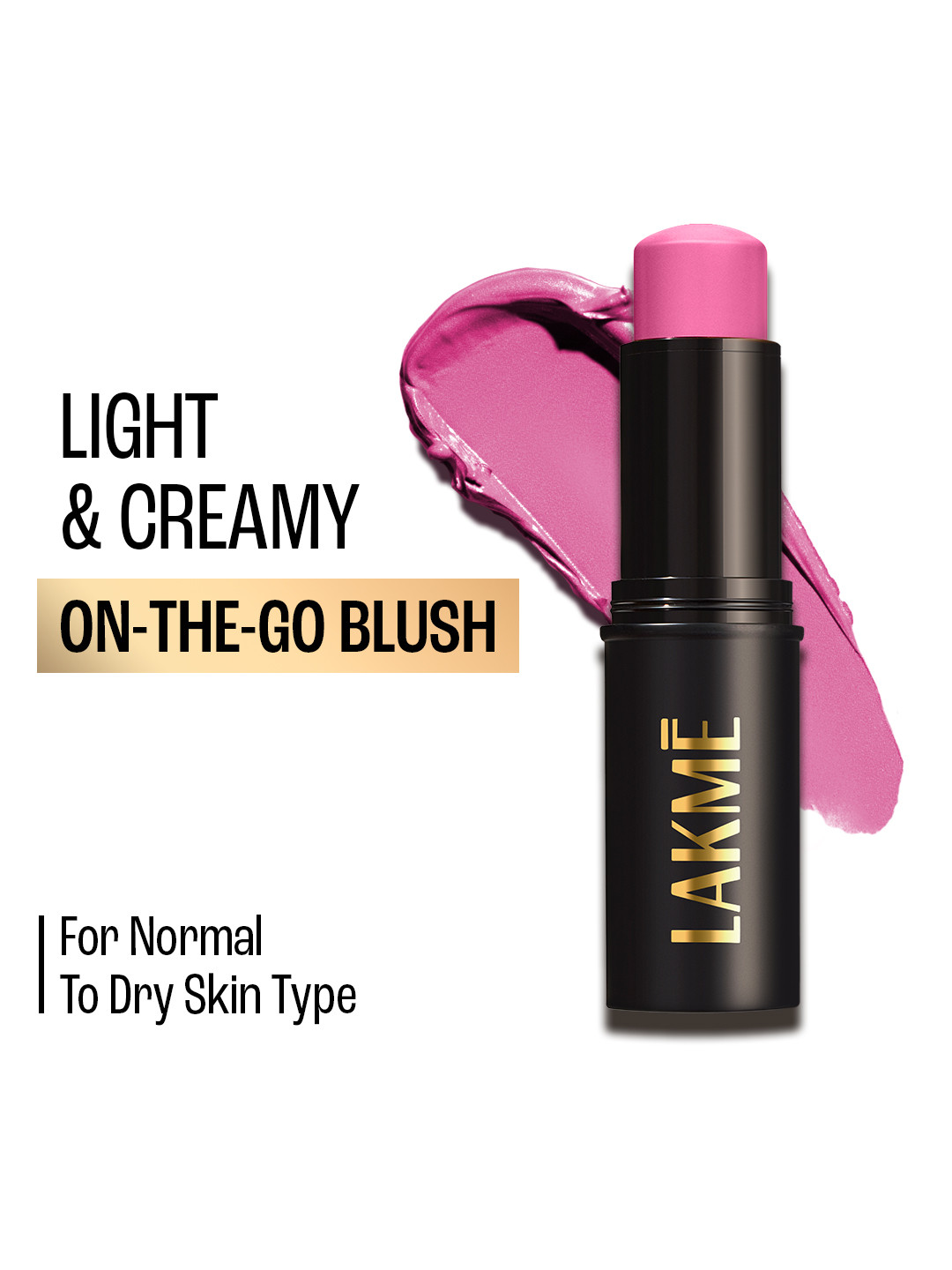 Lakme On The Go Facelift MultiSlayer Blendable Creamy Blush Stick 12g -  Sweet Cheeks 5
