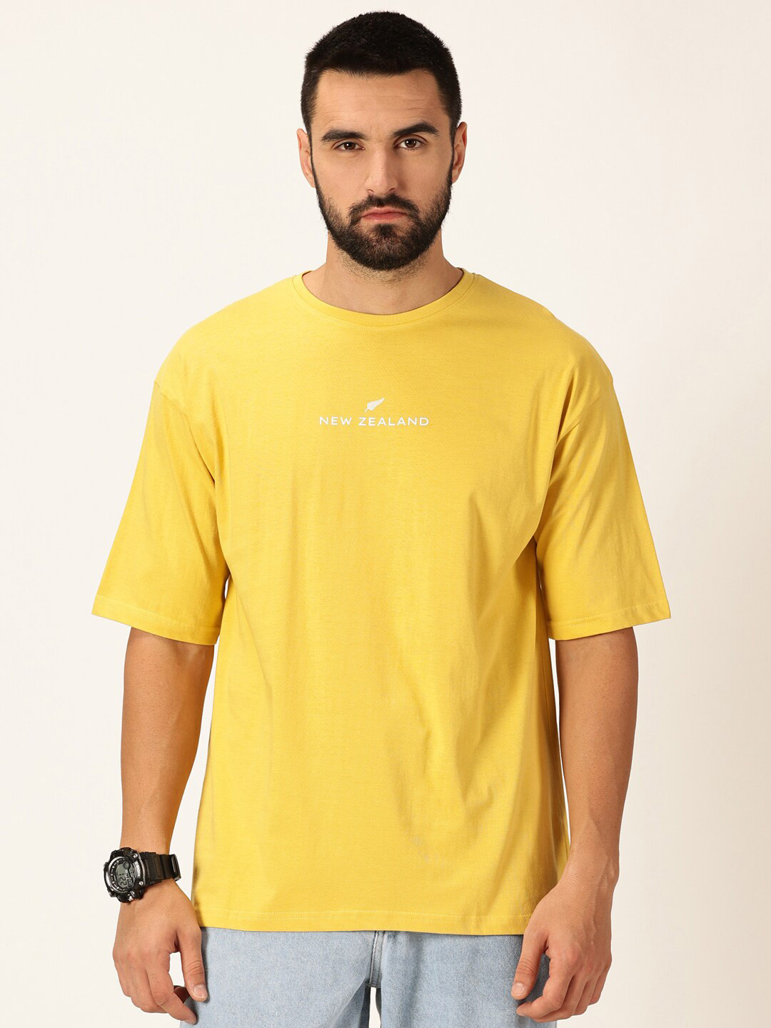 Thomas Scott Graphic Printed Bio Finish Pure Cotton Oversized T-shirt