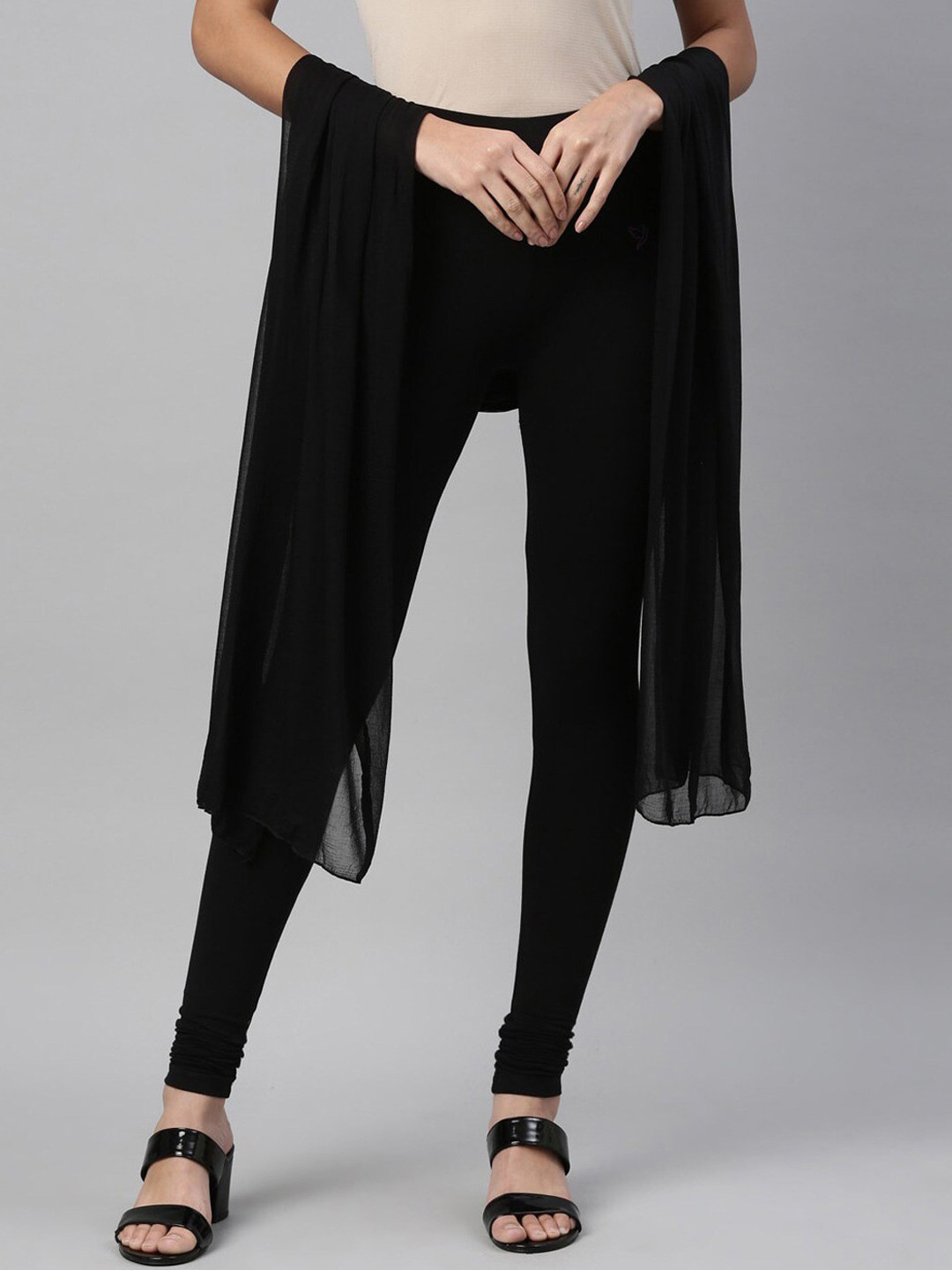 TWIN BIRDS Churidar Length With Matching Shawl Leggings