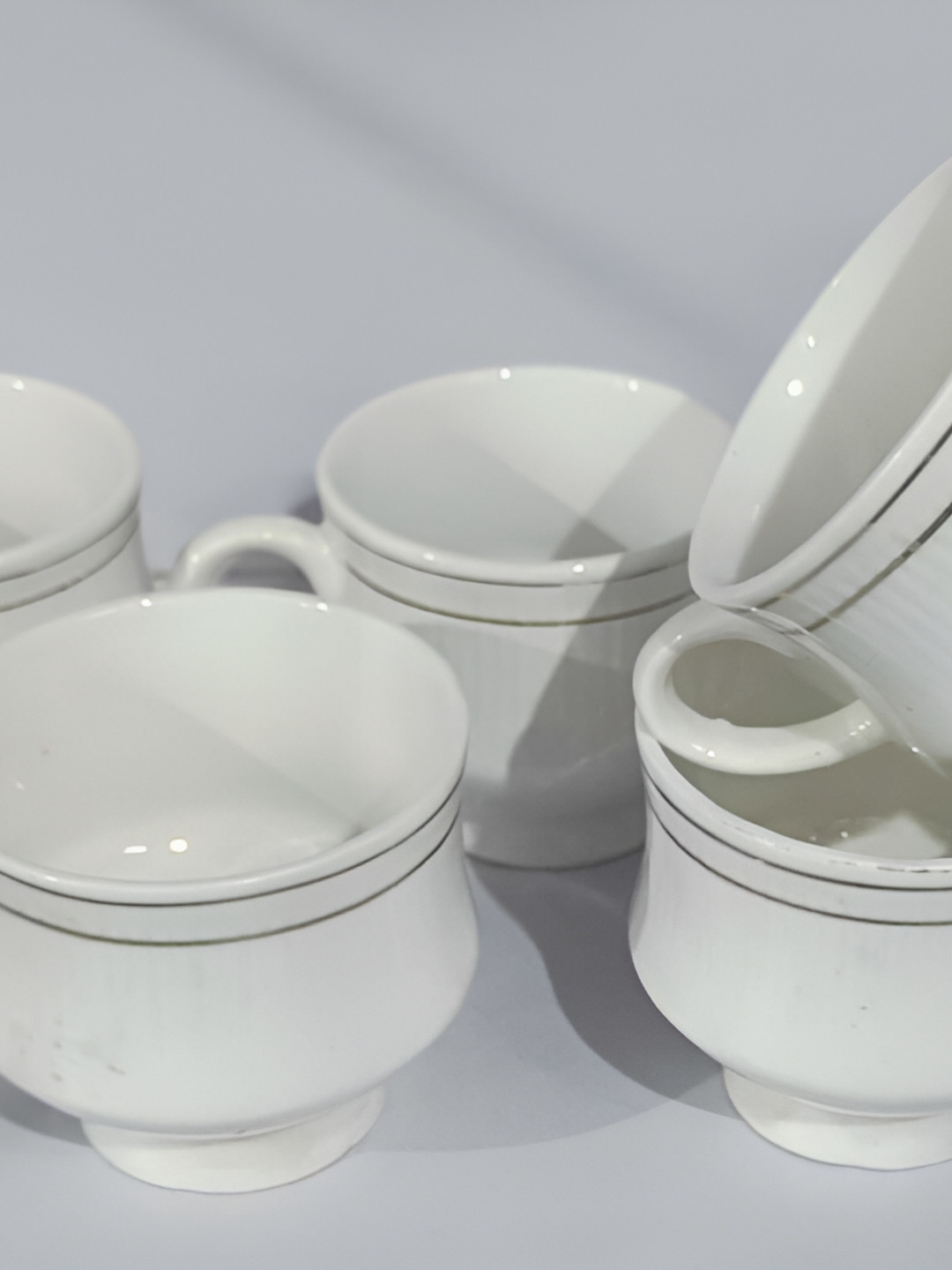 Love Unlimited Jack Name Personalised White Ceramic Handmade 6 Piece Cups-140ml