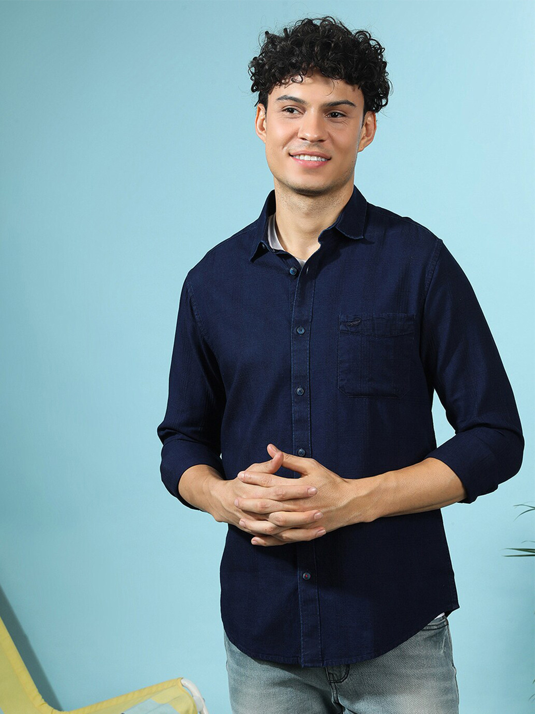 Crocodile signature Comfort Cotton Casual Shirt