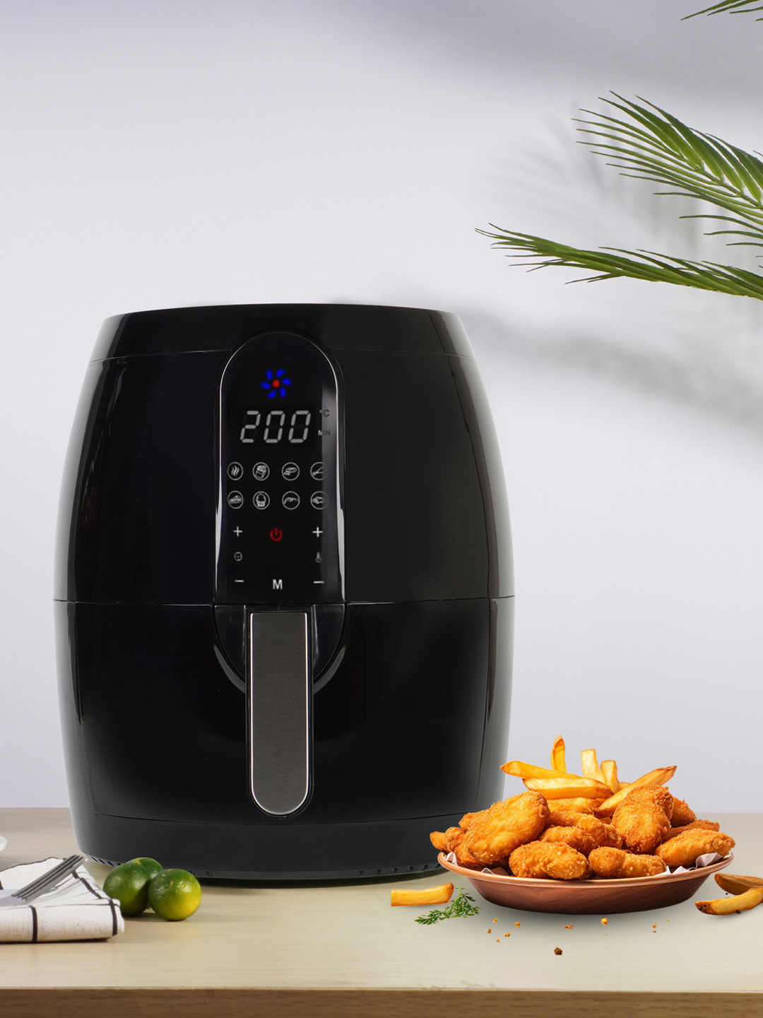 Solara Black 1500W Digital Air Fryer