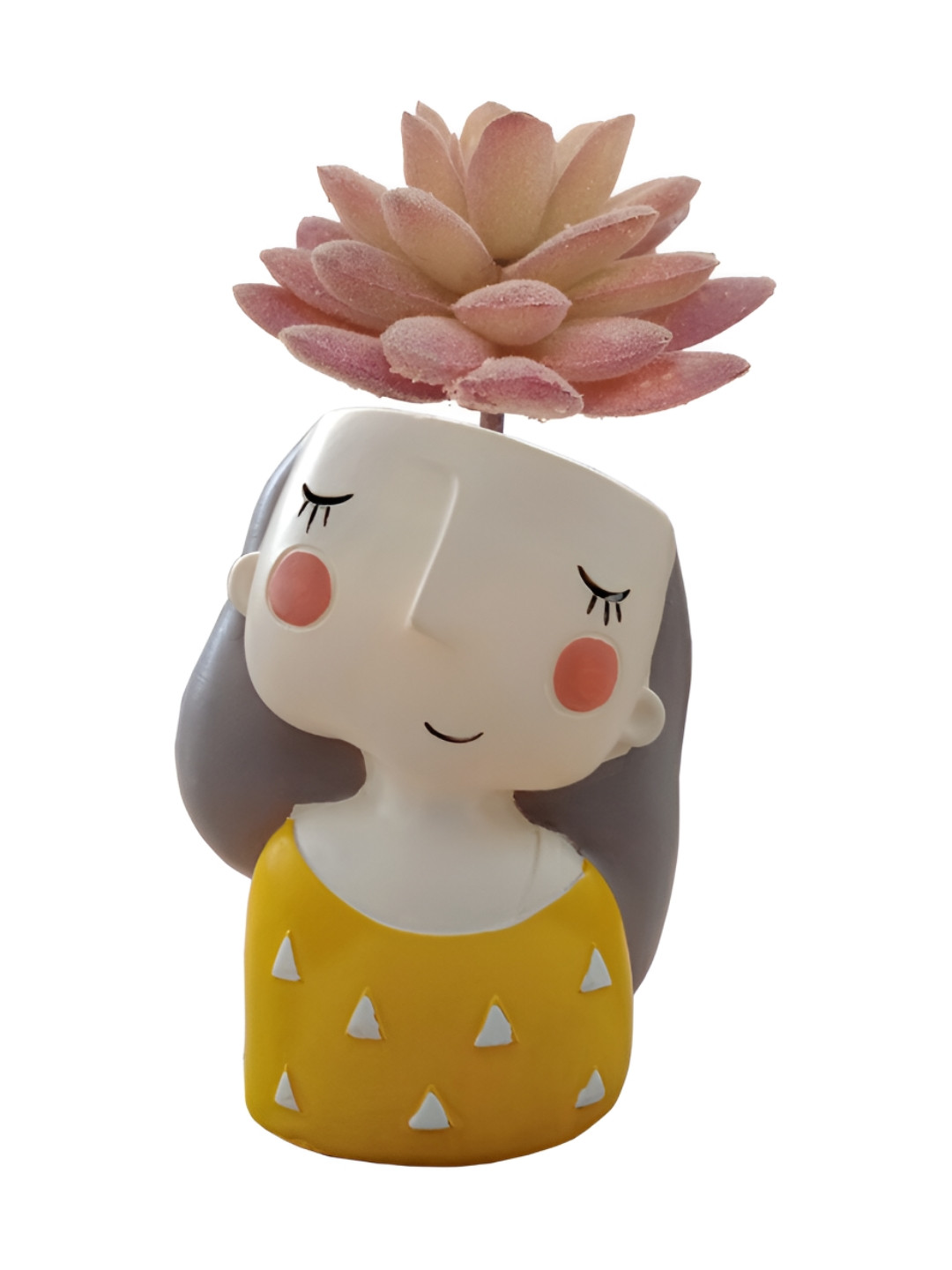 Garden Deco Pink Succulent Artificial Flower