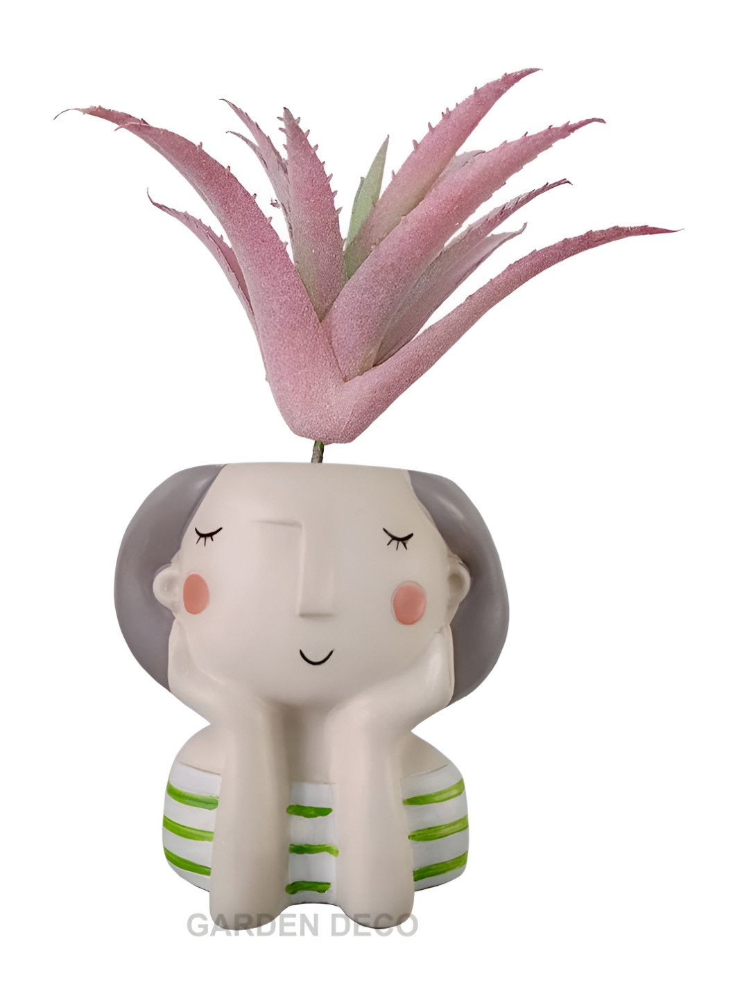 Garden Deco Pink Succulent Artificial Flower