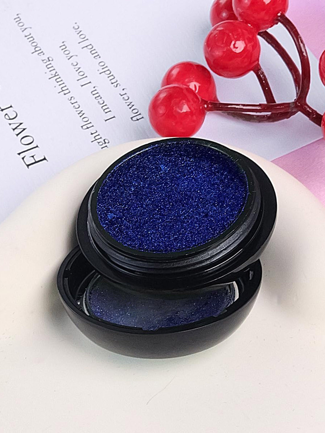 FEELHIGH Royal Blue Chrome Nail Powder Mirror Effect With Stick