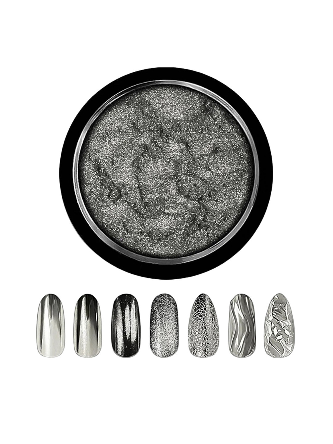 FEELHIGH Chrome Nail Powder Mirror Effect With Stick