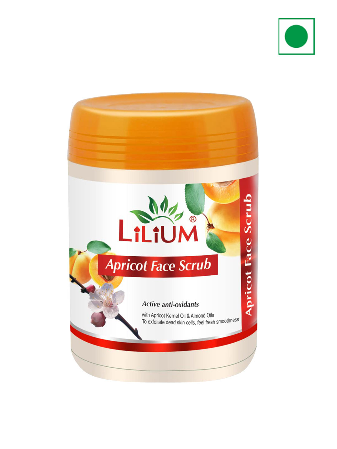 Lilium Apricot Face Scrub For Deep Cleansing With Almond Oil - 900ml