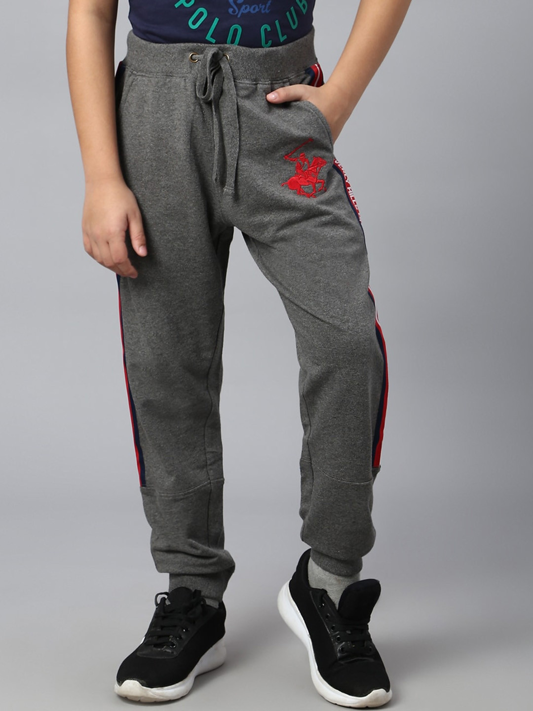 Beverly Hills Polo Club Boys Brand Logo Detail Pure Cotton Jogger
