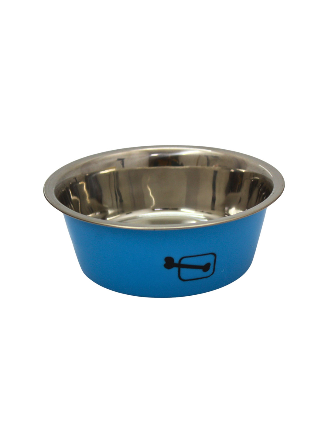 Emily pets Blue pets Printed Stainless Steel Pet Bowls