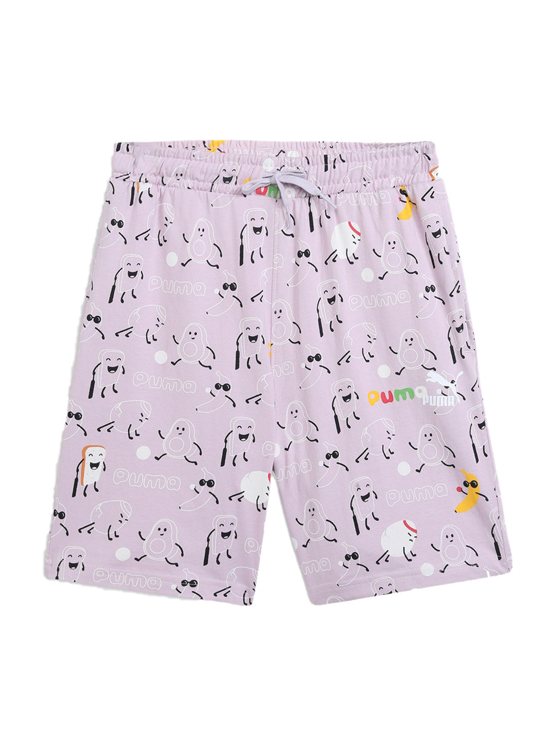 Puma Kids Classics Printed Cotton Youth Sports Shorts