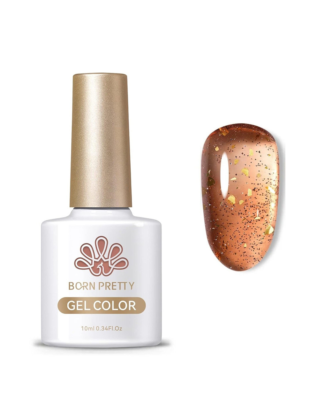 BORN PRETTY Nail Gel Polish Sheer Crystal Transparent UV Nail Polish - 10ml- CA004