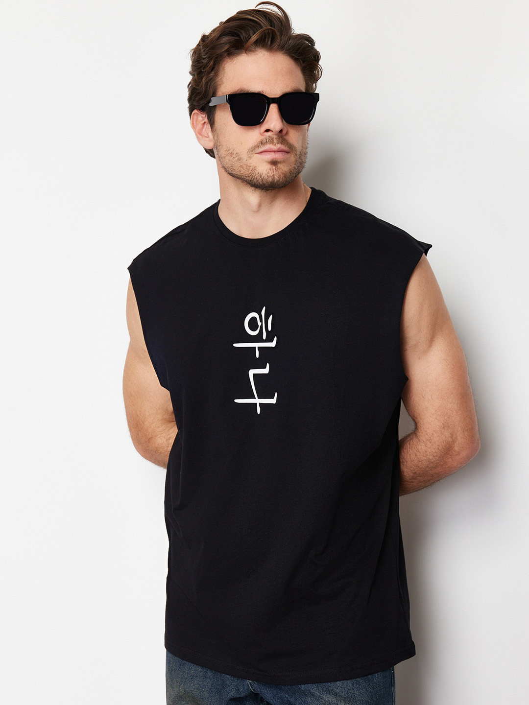 Trendyol Pure Cotton Round Neck Basic Vest 1022481073