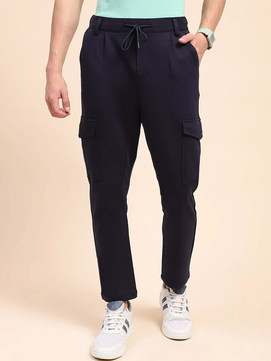 CAMLA Men Mid Rise Cargo Track Pant
