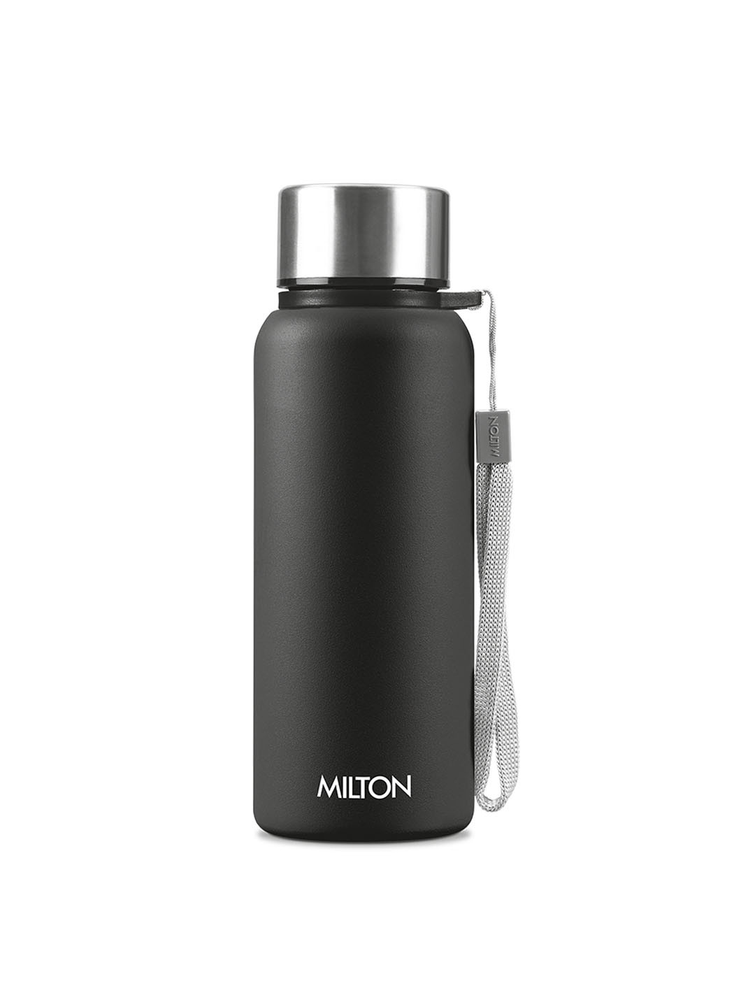 Milton Brim 600 Black Stainless Steel Spill Proof Water Bottle - 560ml