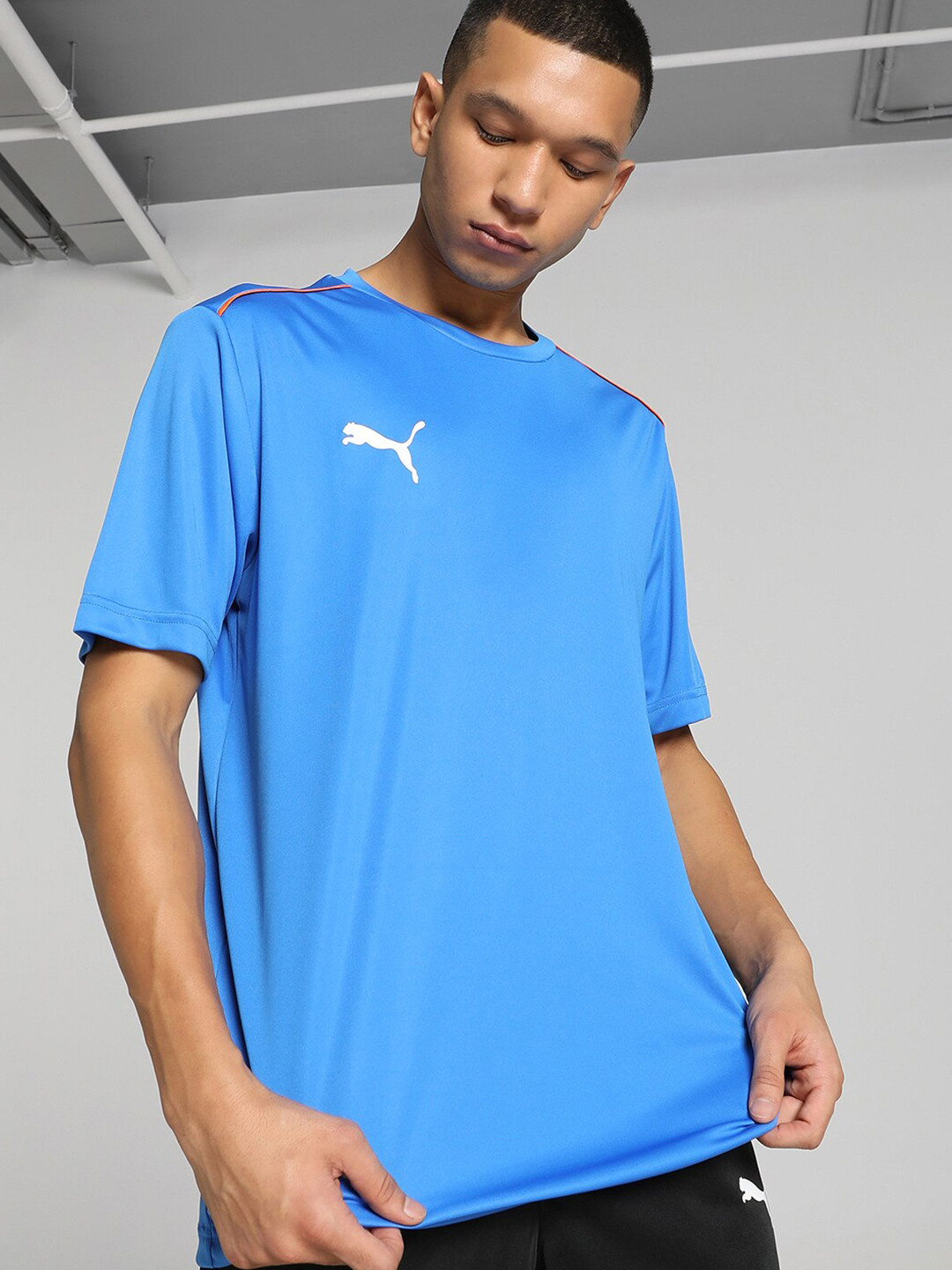 Puma CR Teamwear Piping Men Cricket T-shirt