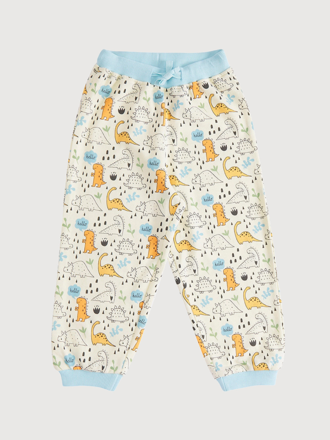 haus & kinder Boys Graphic Printed Pure Cotton Joggers