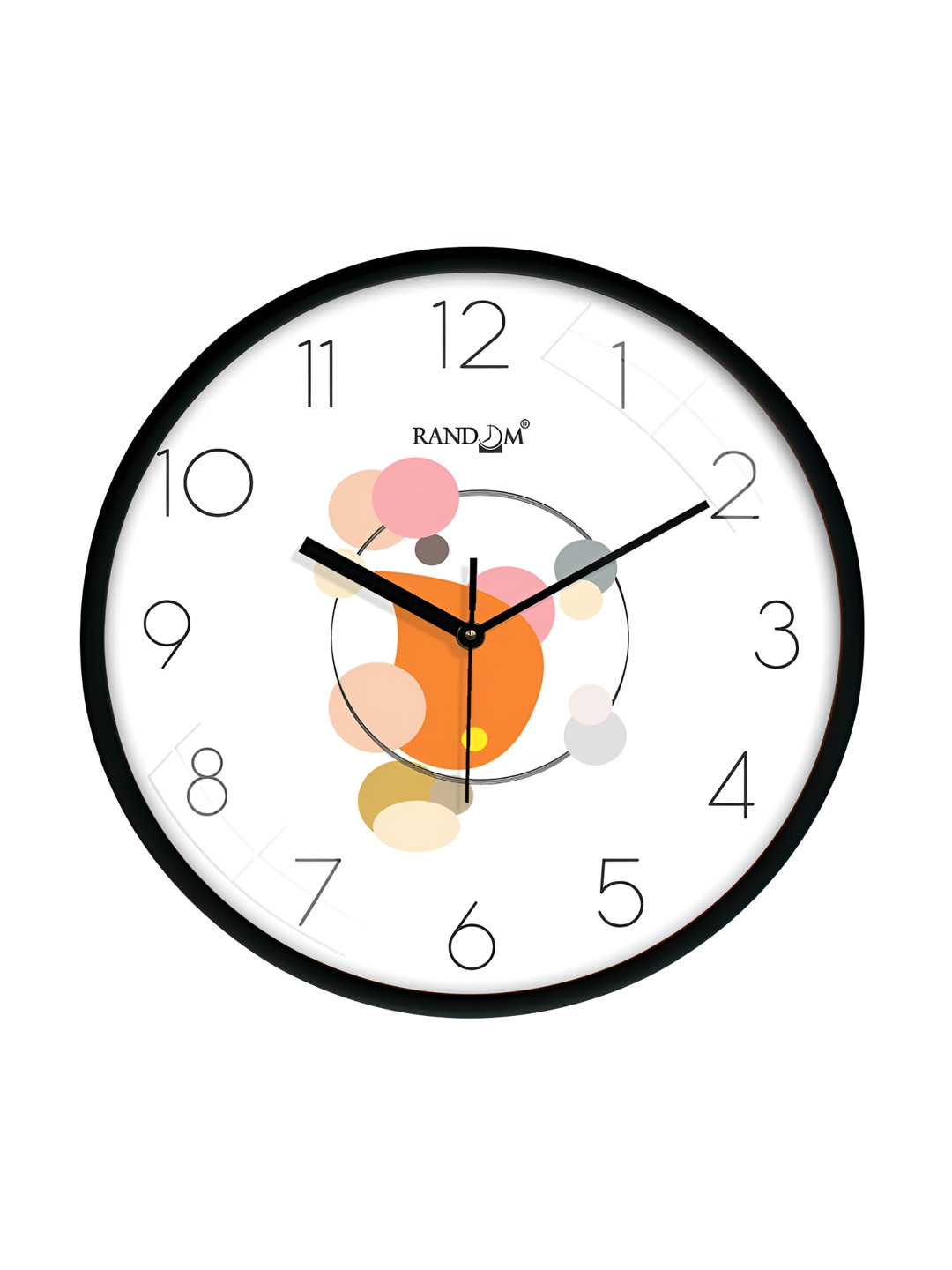 RANDOM Black & White Printed Dial Wall Clock