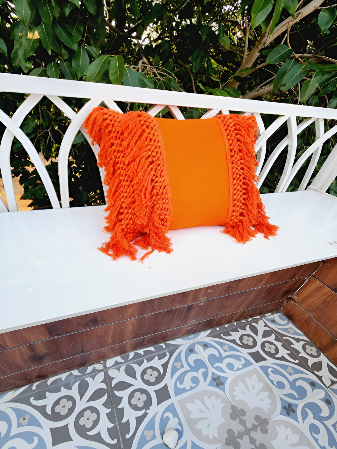 THROWPILLOW Orange Rectangle Cushion Covers
