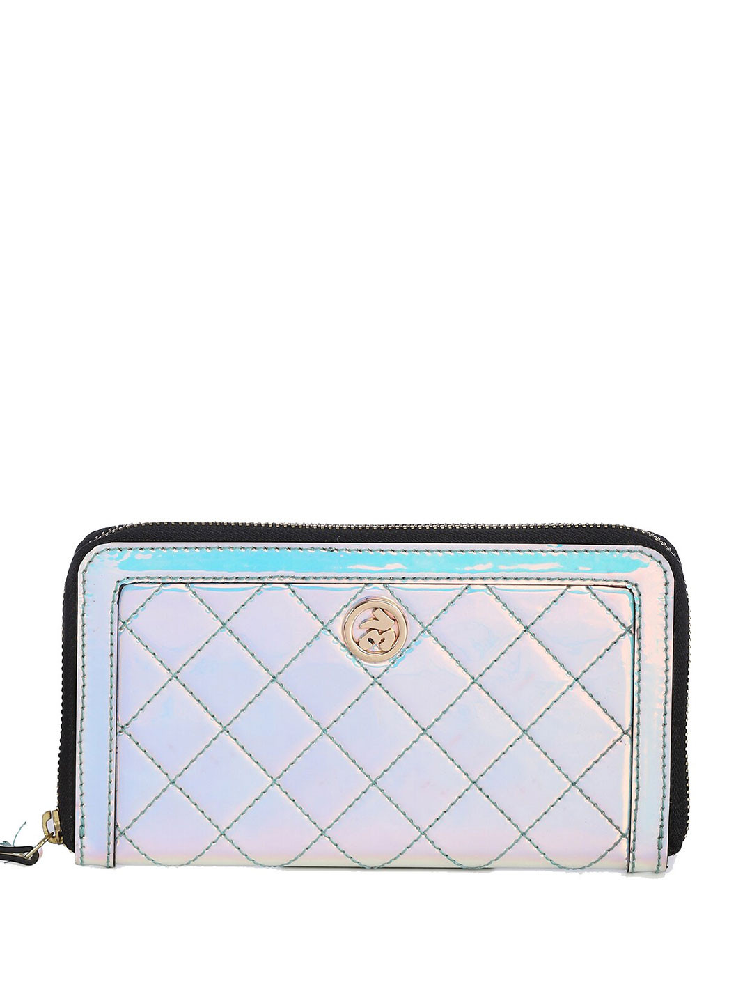 Label Ritu Kumar Women Quilted Zip Around Wallet