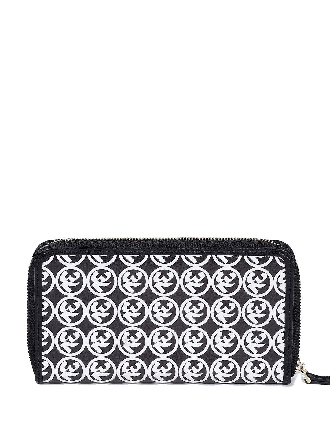 Label Ritu Kumar Women Typography Printed Zip Around Wallet