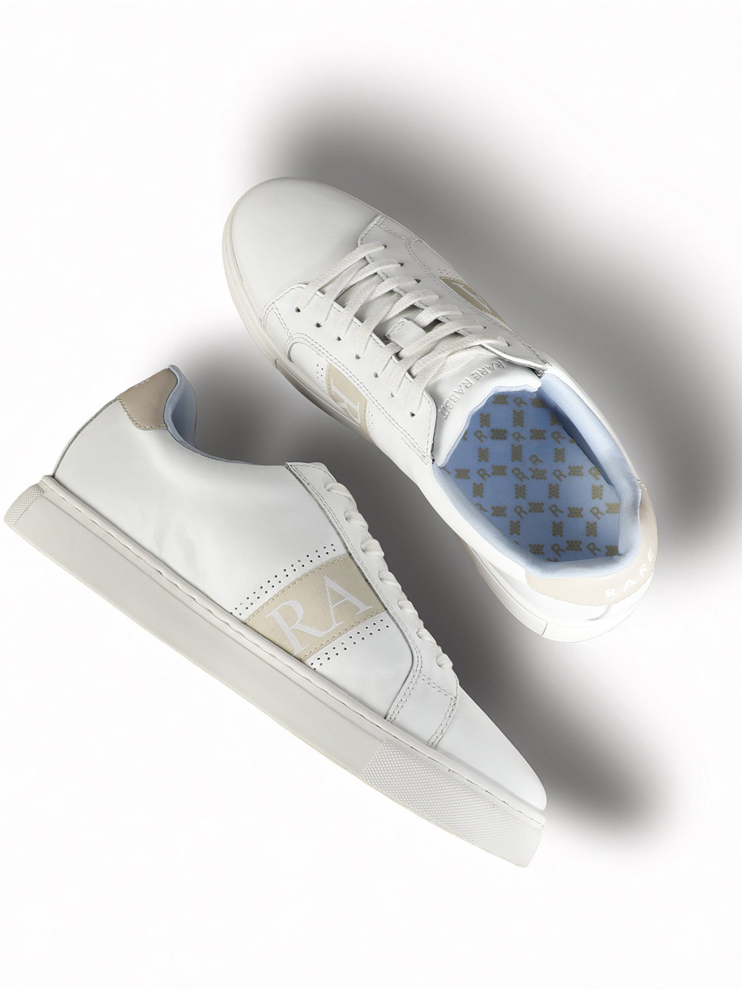 RARE RABBIT Men Galileo Leather Lace Up Sneakers