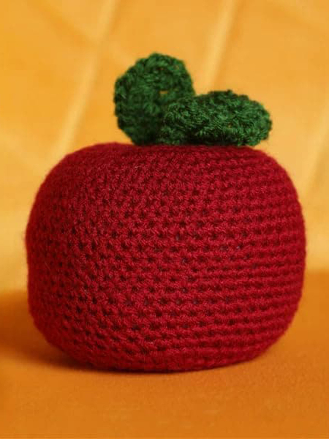 LoopHoop Kids Crochet Apple Soft Toy