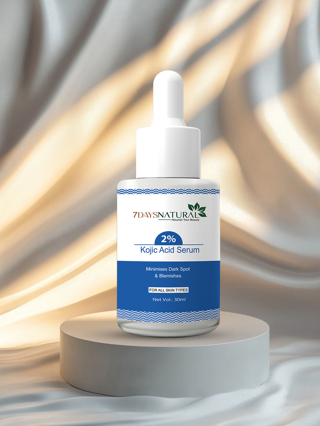 7DAYSNATURAL Natural 2% Kojic Acid Face Serum With Niacinamide - 30ml