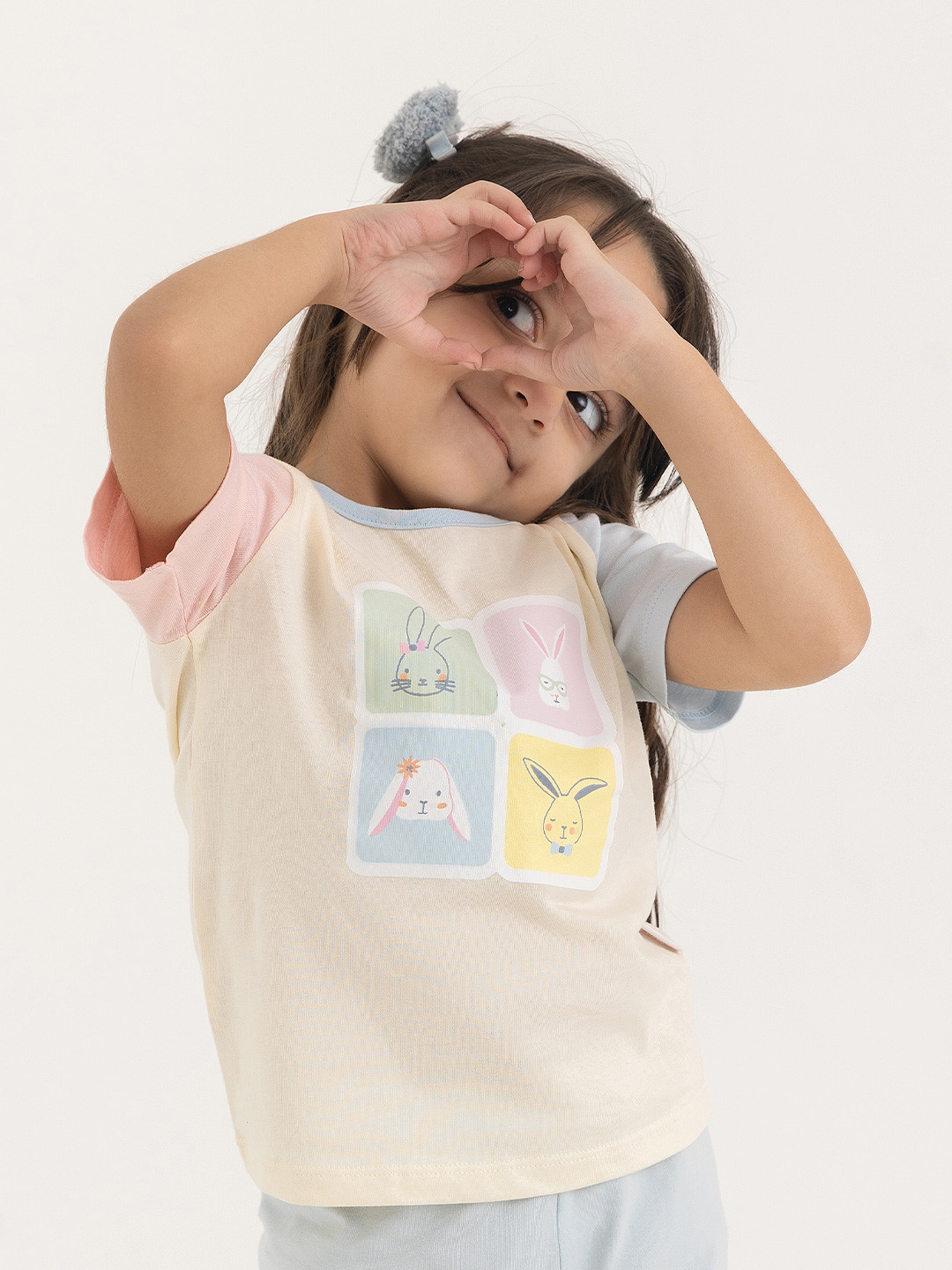 haus & kinder Infant Girls Printed Pure Cotton T-shirt