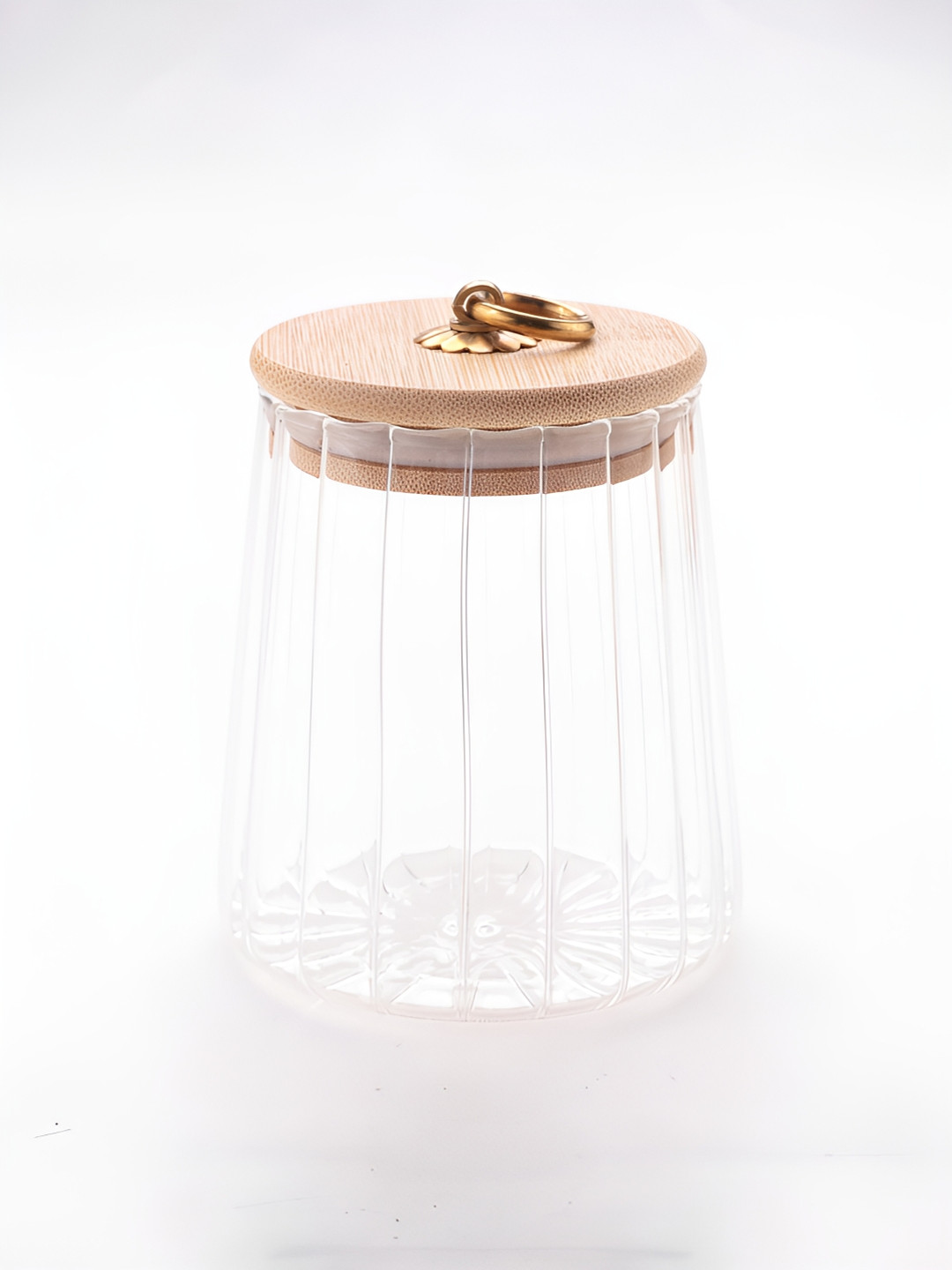 Aura Home Transparent Borosilicate Glass Air Tight Clip-On Fridge Container-620ml