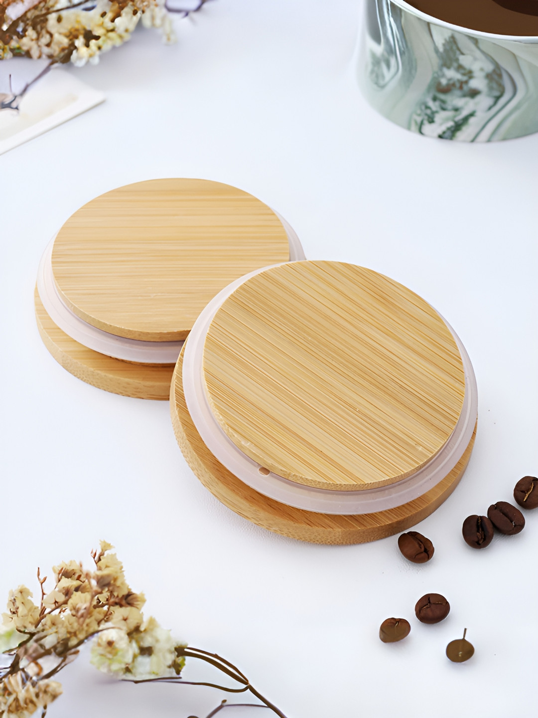 Aura Home Pink Ceramic Air Tight Clip-On Jar-400ml