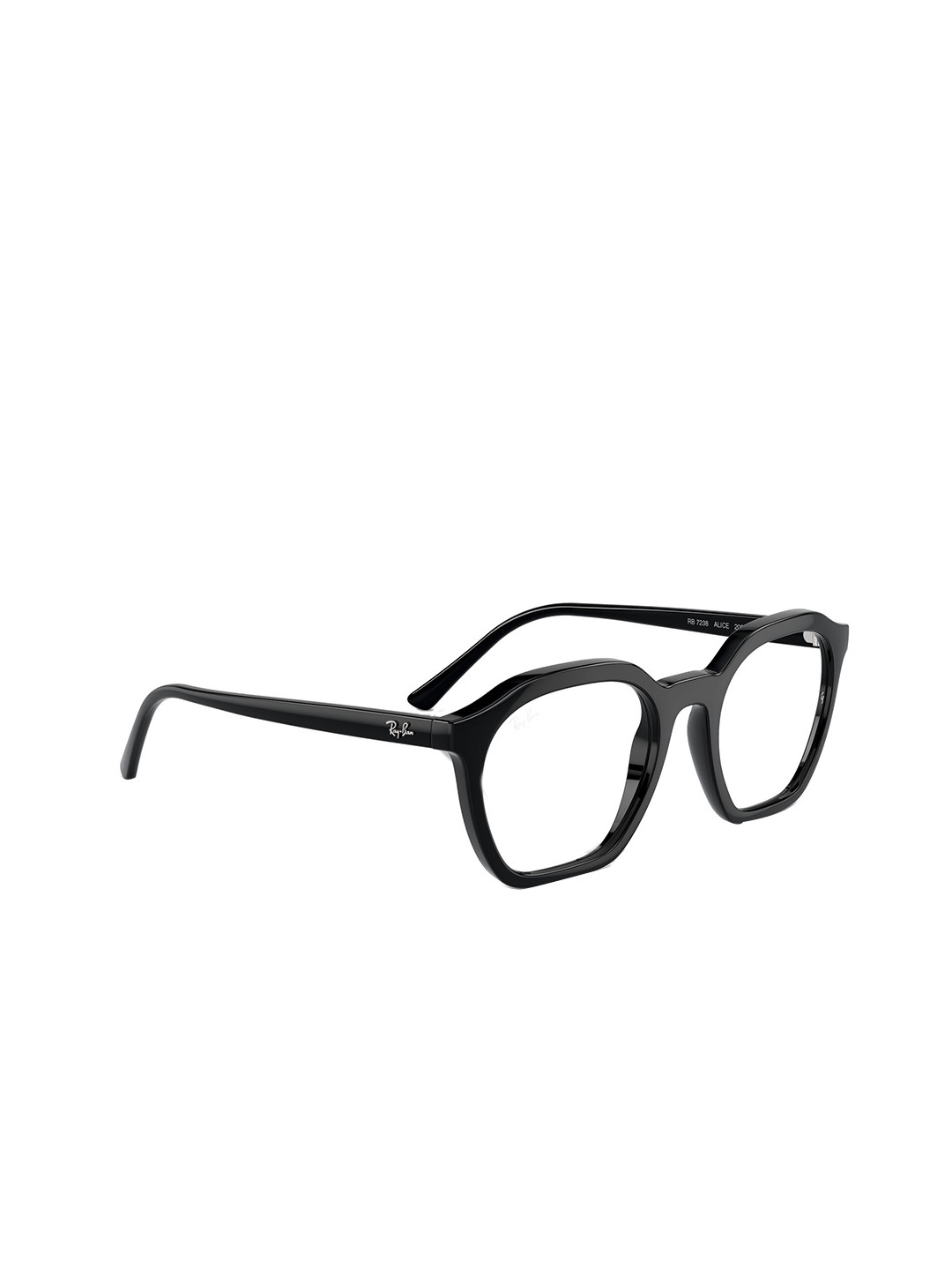 RAY-BAN Unisex Irregular Black Frames - 0RX7238200052