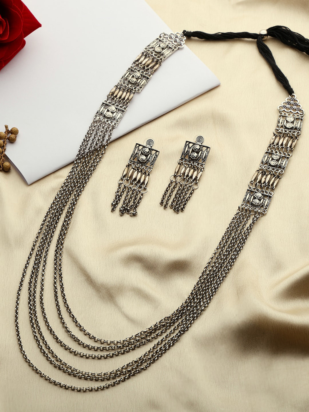 VENI 92.5 Silver Plated Jewellery Set