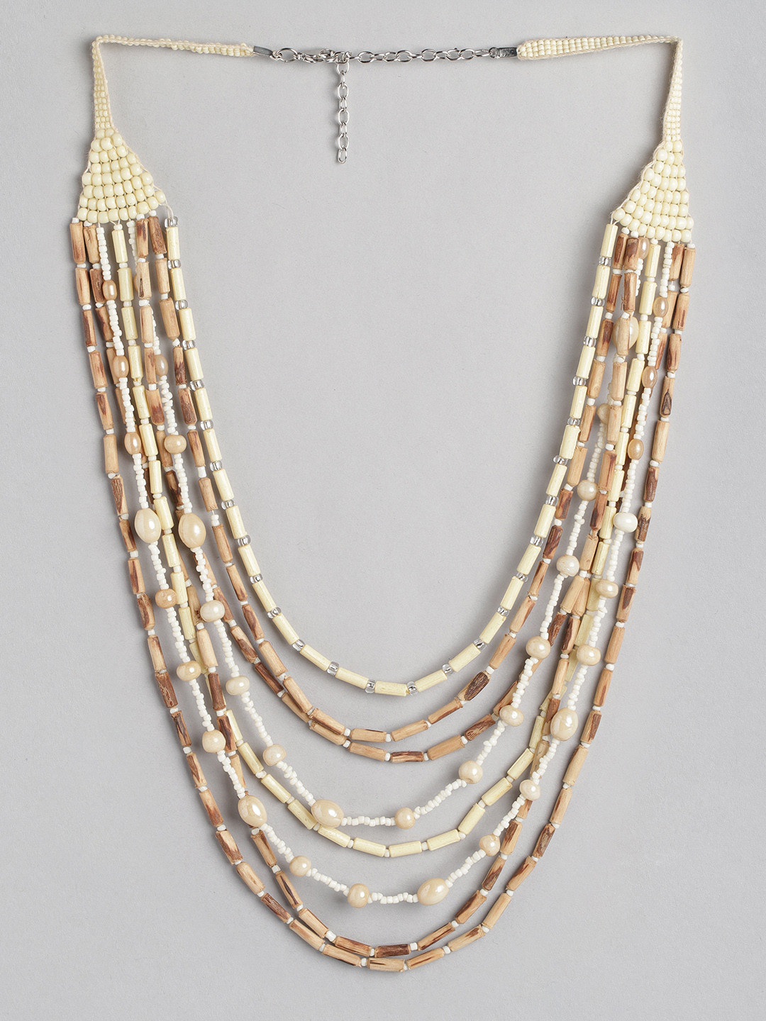 RICHEERA Layered Artificial Beads Necklace