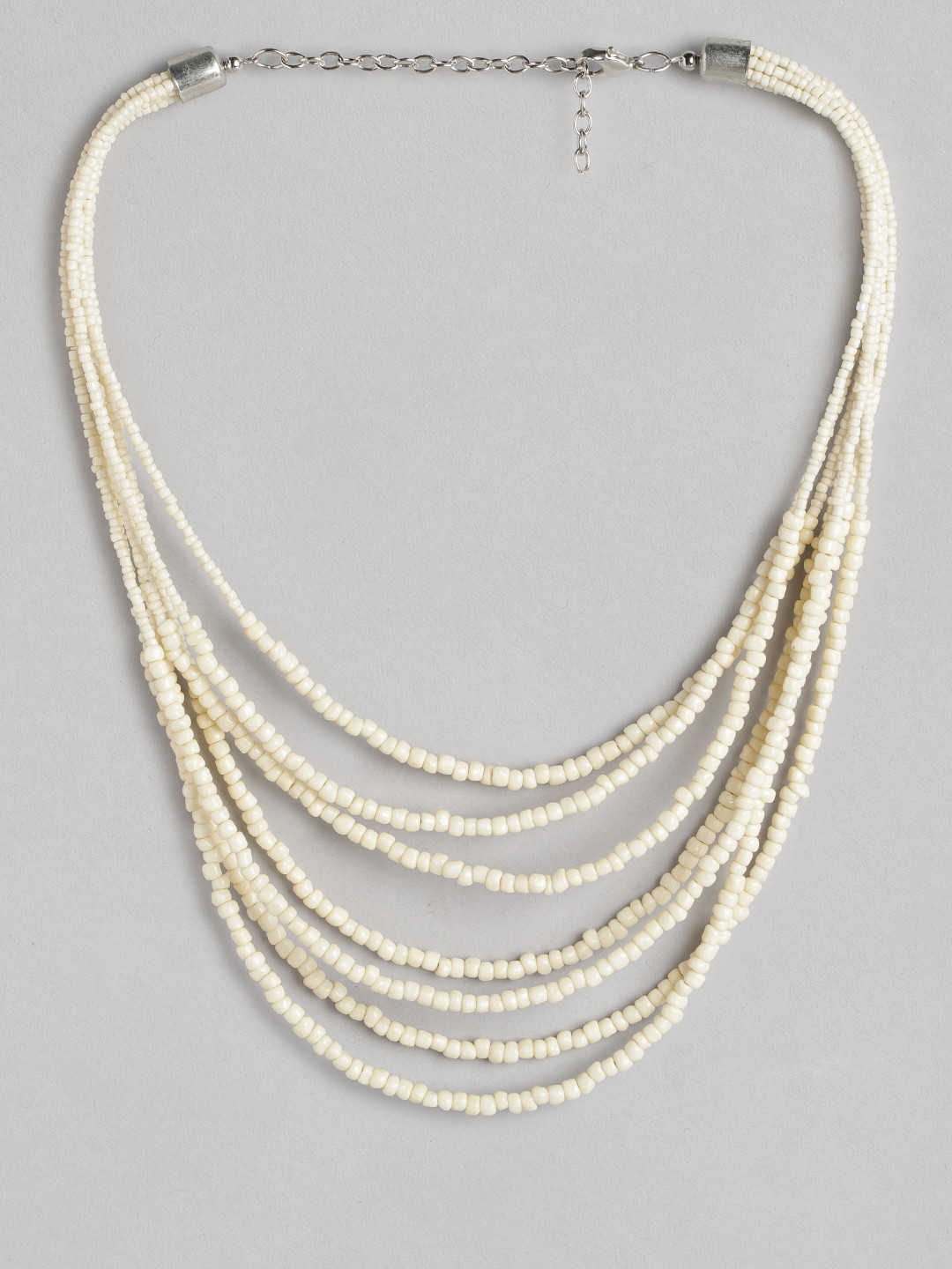 RICHEERA Layered Artificial Beads Necklace