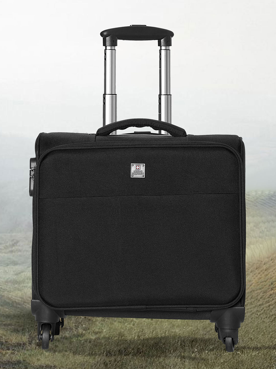 SWISS MILITARY TROOPER Soft-Sided Overnighter Trolley Bag