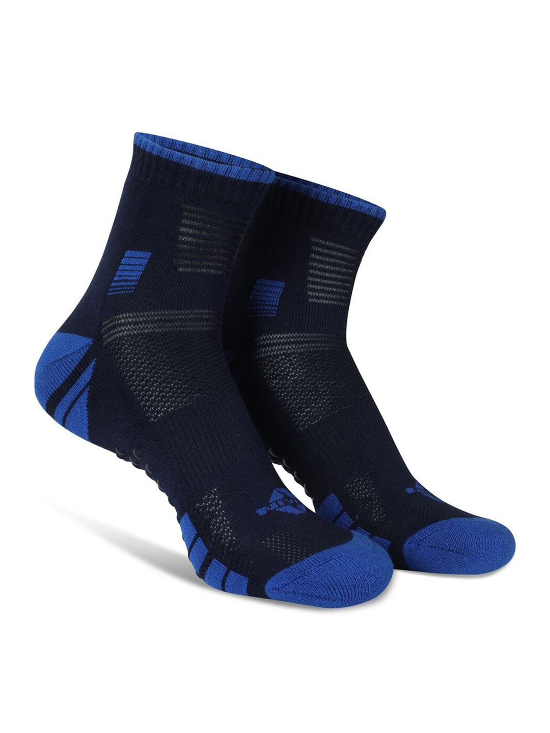 NIVIA Unisex Patterned Anti Microbial Bamboo Performance Badminton Socks