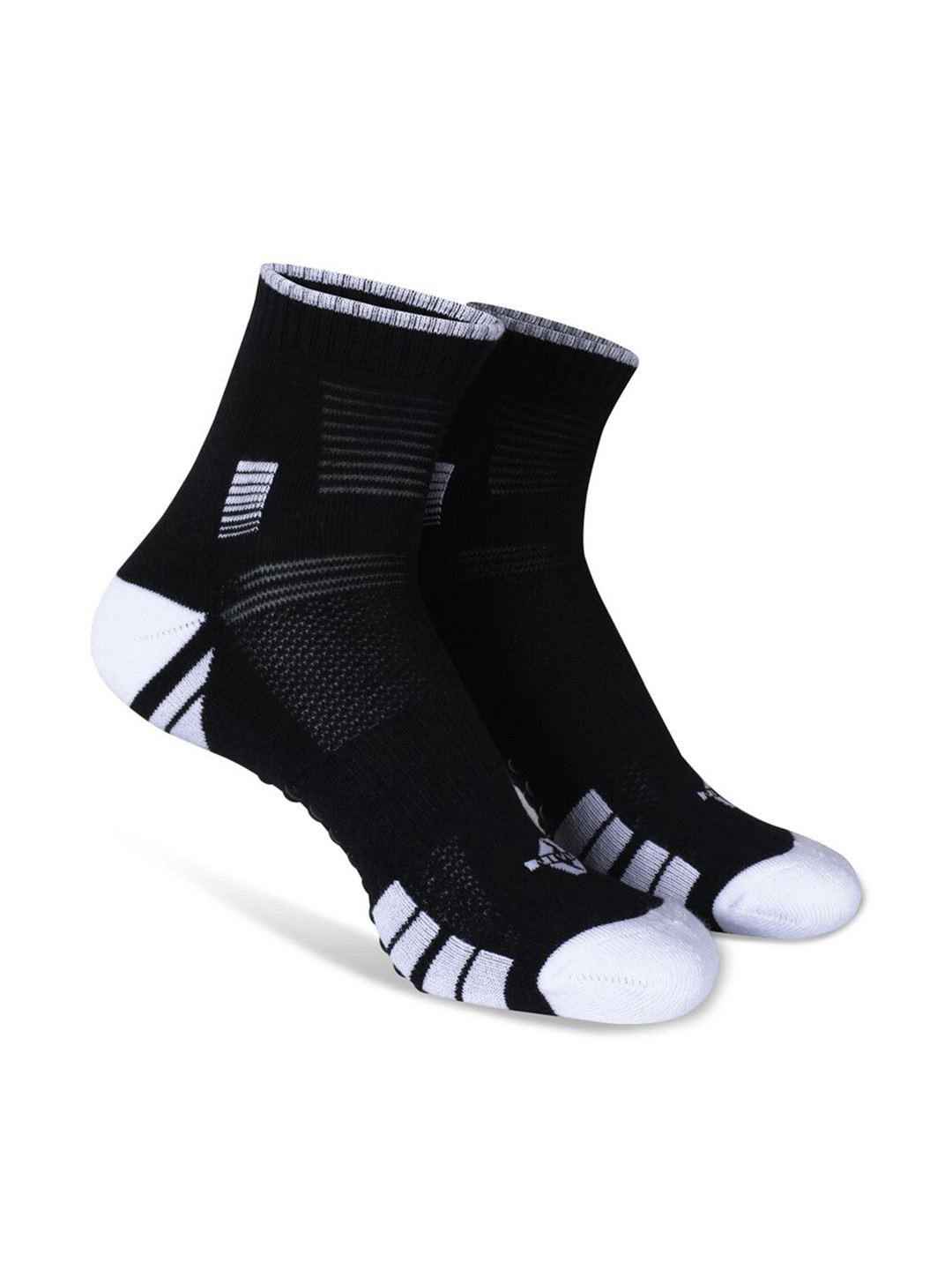 NIVIA Unisex Patterned Anti Microbial Bamboo Performance Badminton Socks