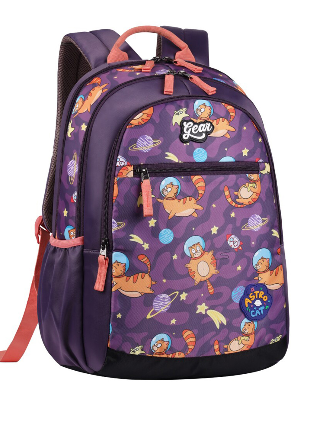 Gear Astro Cat Kids Graphic Printed Backpack