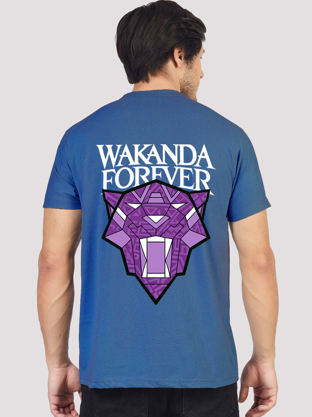 Greylongg Black Panther Printed T-shirt
