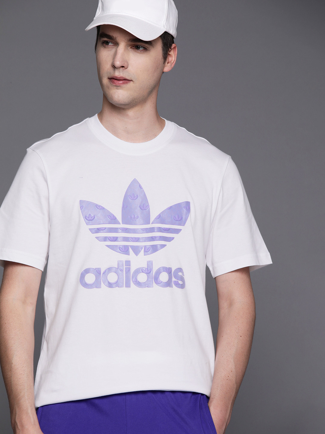 ADIDAS Originals Pure Cotton Printed Mono T-shirt