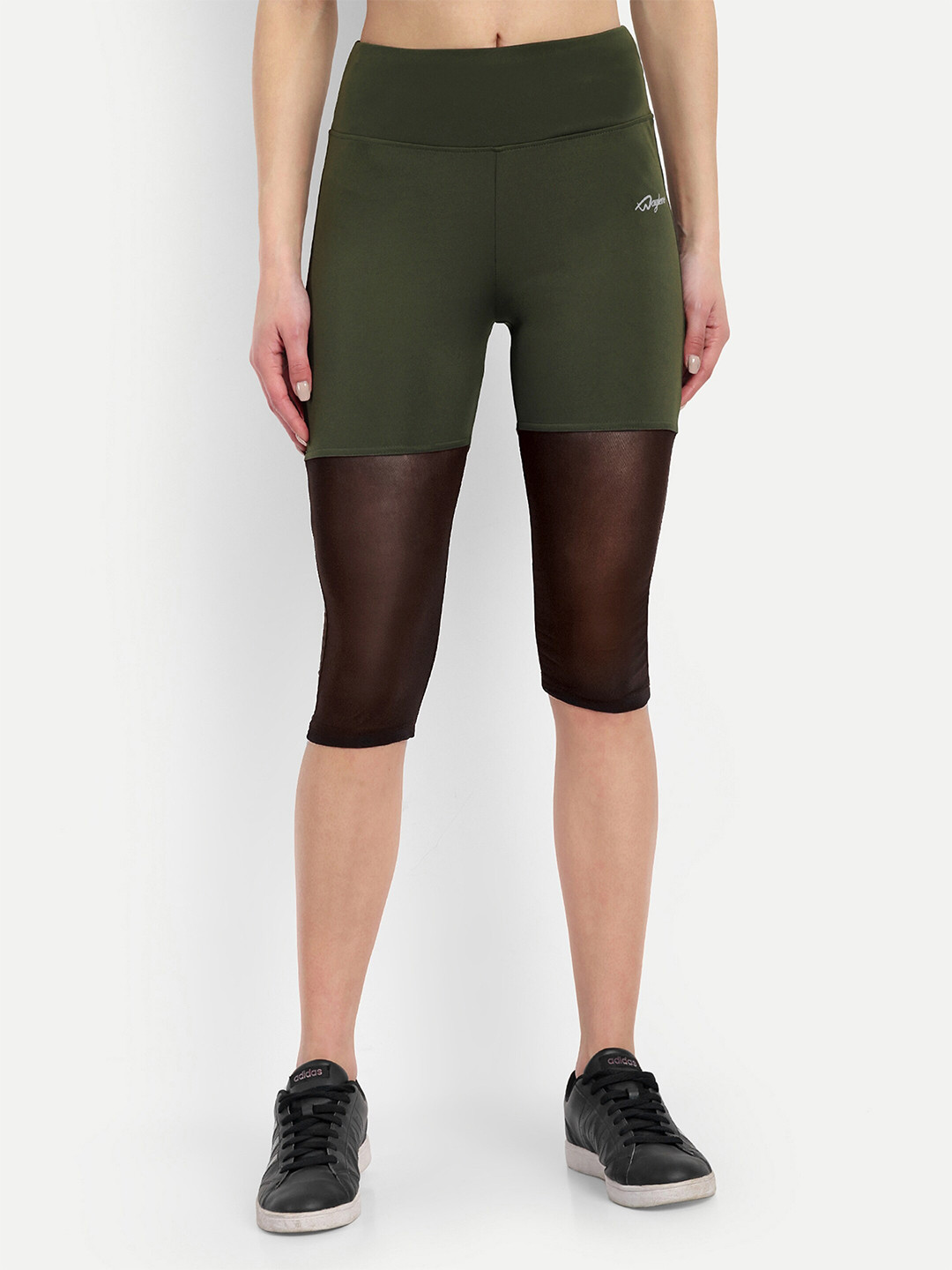 WAYLENE Women Solid Colourblocked Capris