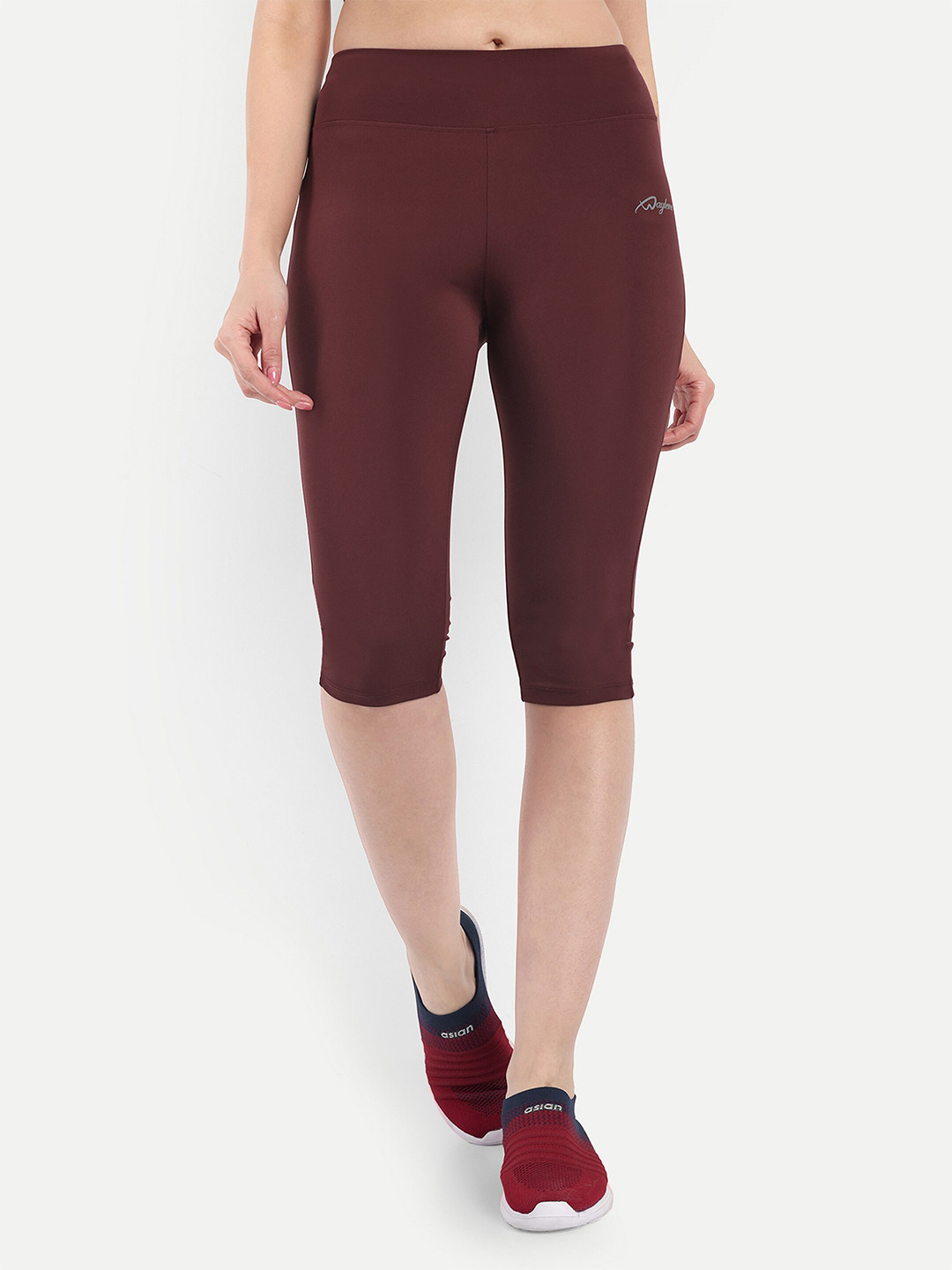 WAYLENE Solid  Women Capris