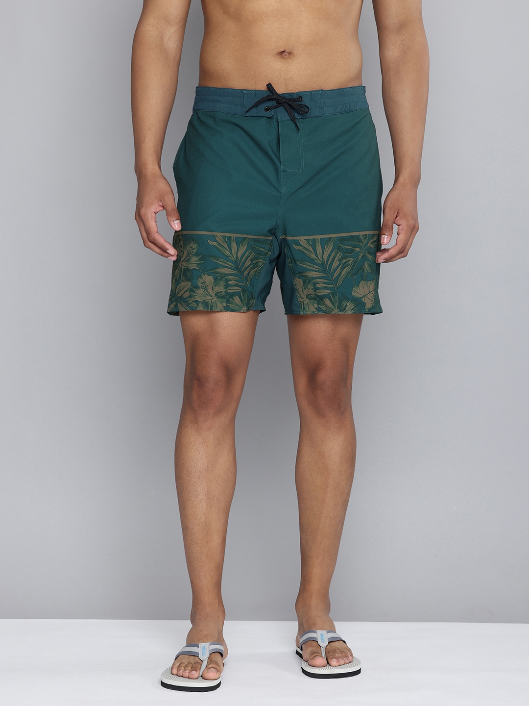 Floral surfer shorts deals