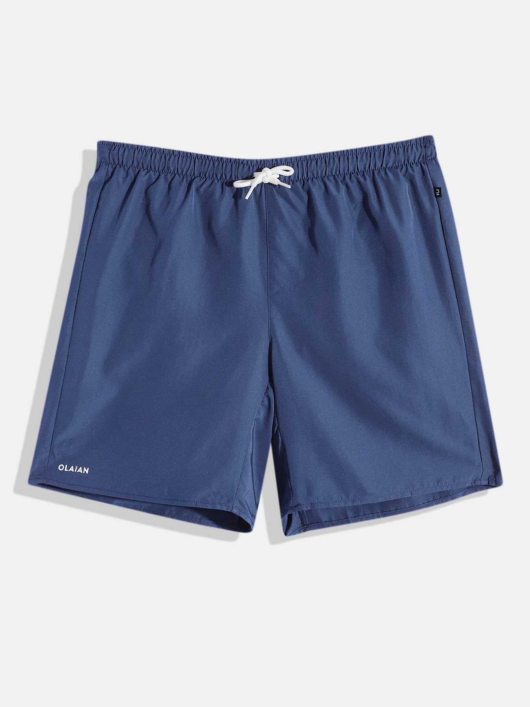 Decathlon  Boys Navy Blue Drawstring Surfing Shorts