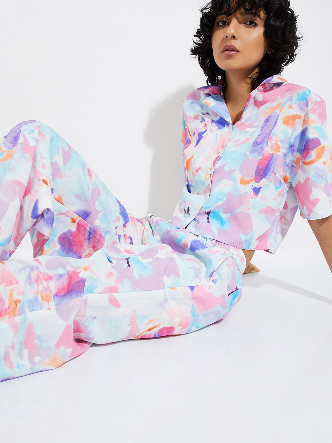 max URB_N Women Printed Resort Shirt