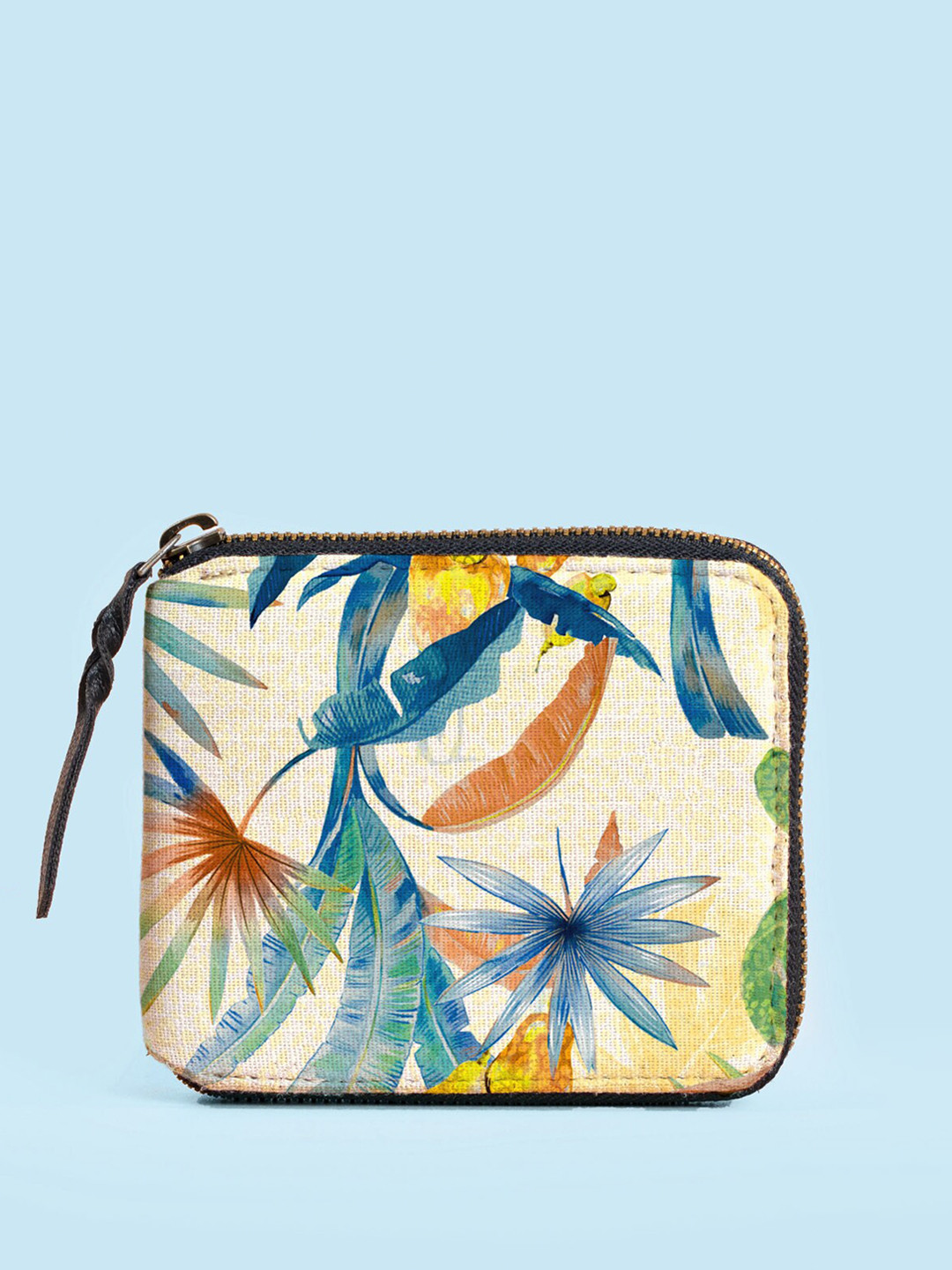 Kalankit Women Floral Printed Zip Around Wallet